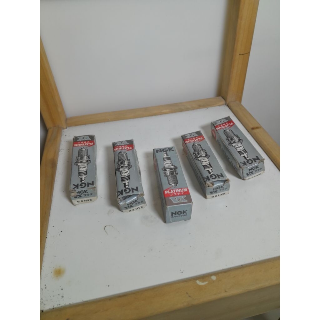 NGK PLATINUM B8HVX Original japan Busi untuk Rx king fizr vespa 2 tak