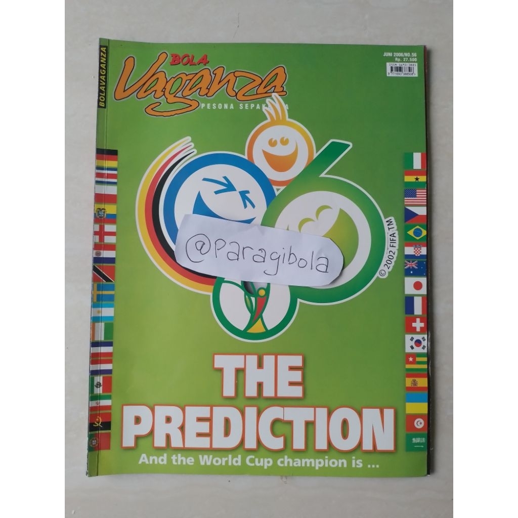 MAJALAH BOLA VAGANZA EDISI PIALA DUNIA GERMANY 2006 (JUNI 2006)