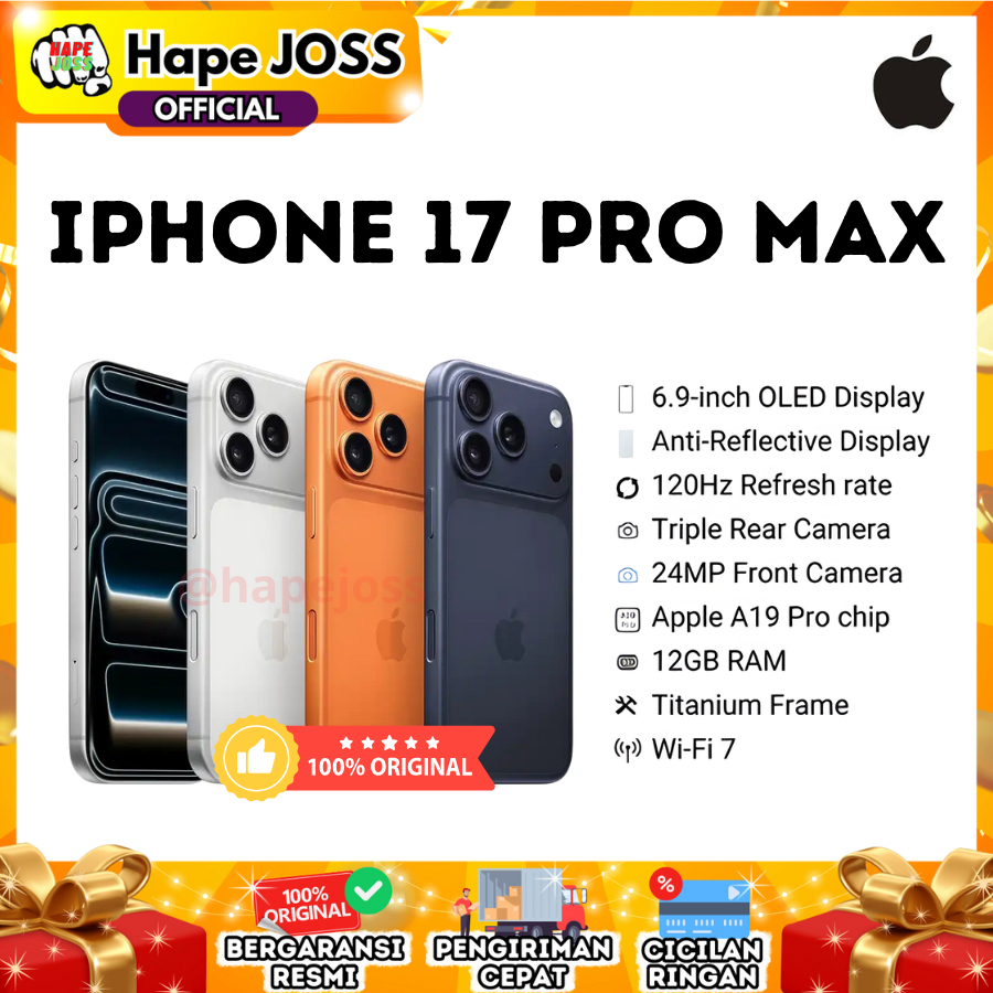 Apple Iphone 17 Pro Max 2TB Garansi Resmi Indonesia
