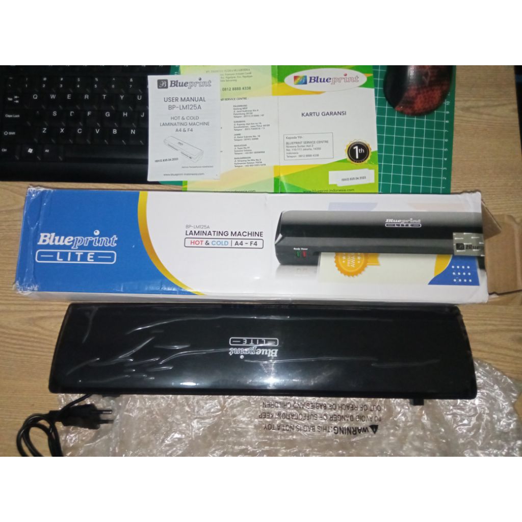 laminating blueprint second