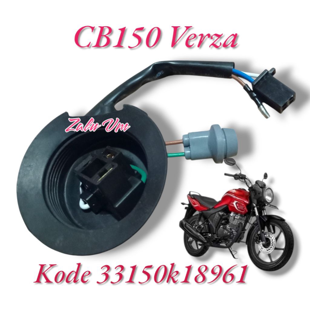 piting lampu biled h4 depan honda cb150 verza k18 soket fitting lampu depan cb150 verza