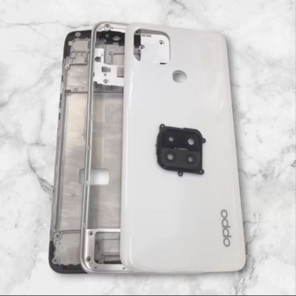 CASING KESING HOUSING FULLSET OPPO A15 / A15S BACKDOOR+BEZEL+FRAME LCD