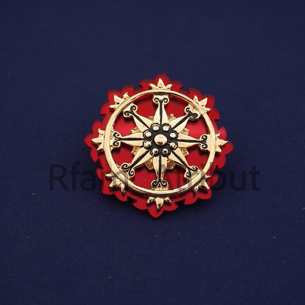 Pin Cakra / Brevet Brivet Roda Intelkam Polri Premium