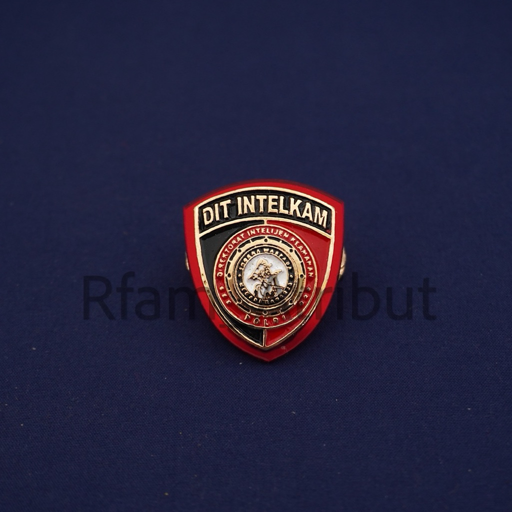 Pin Dit Intelkam / Brevet Brivet Intelkam Polri Premium