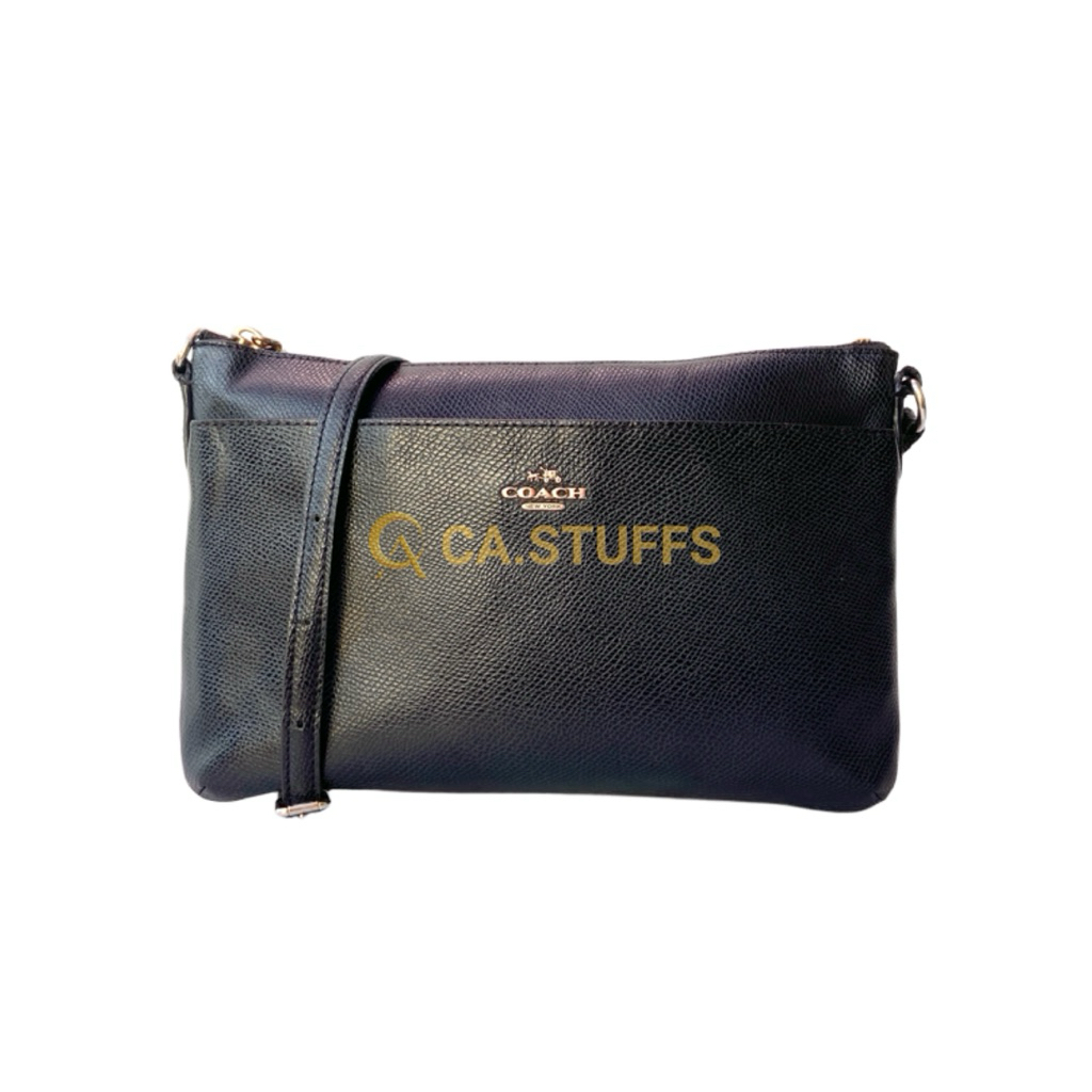 Preloved Coach COC Signature East West Pop Up Unisex Crossbody Pouch