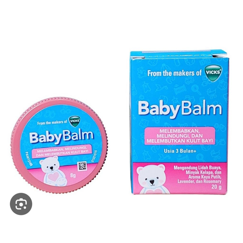 Vicks baby balm 10 dan 20 gram / vicks balsem bayi / vicks untuk kembung