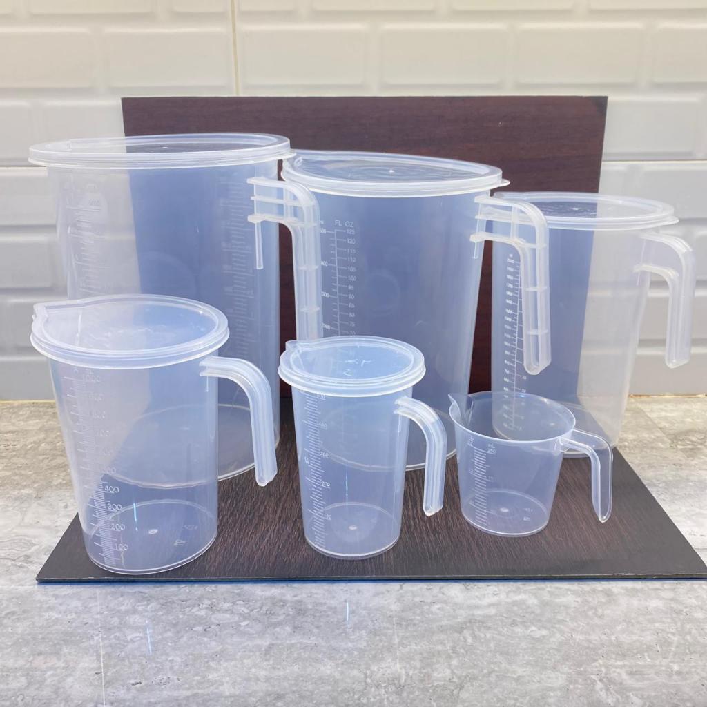 GELAS TAKAR 1000ML / MEASURING CUP 1000ML / GELAS UKUR PLASTIK / GELAS UKUR BENING / GELAS UKUR TAHA