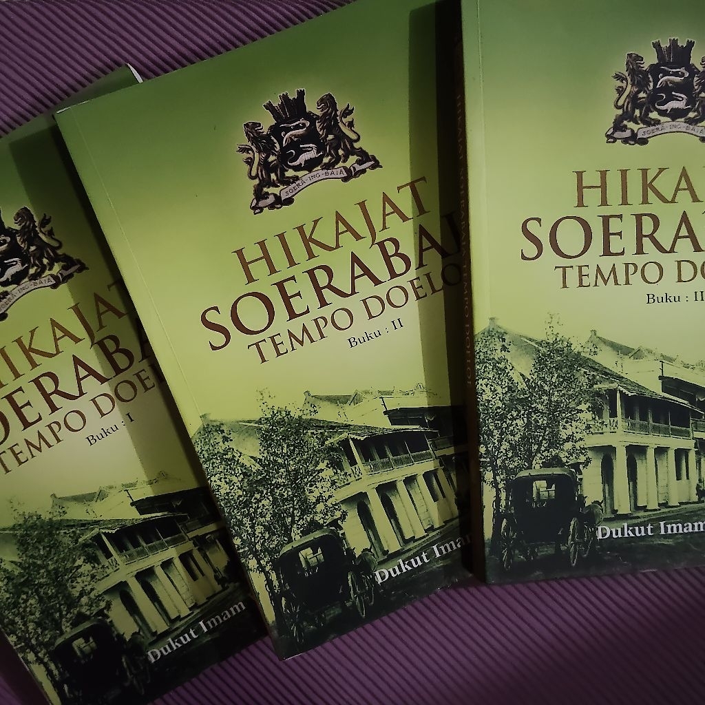 Buku Langka Original • Sepaket Lengkap Hikajat Soerabaia Tempo Doeloe - Hikayat Surabaya Tempo Dulu 