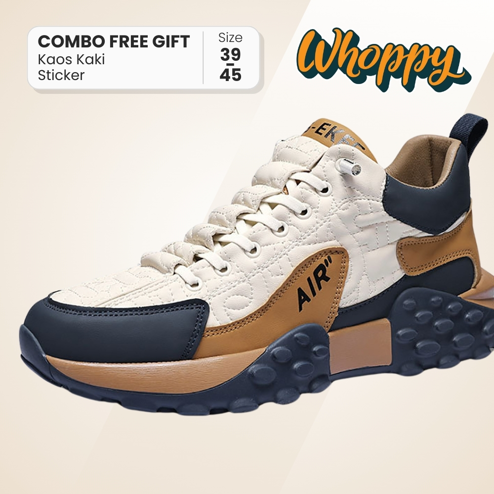 Whoppy Osric Sepatu Sneakers Cowok Keren Outfit Pria Wanita Fashionable Modis Kasual Kece Jalan Sant