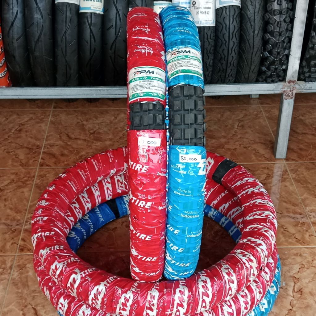 RPM ban luar trail 2.75 r 17 motor bebek belakang. jenis ban tube type