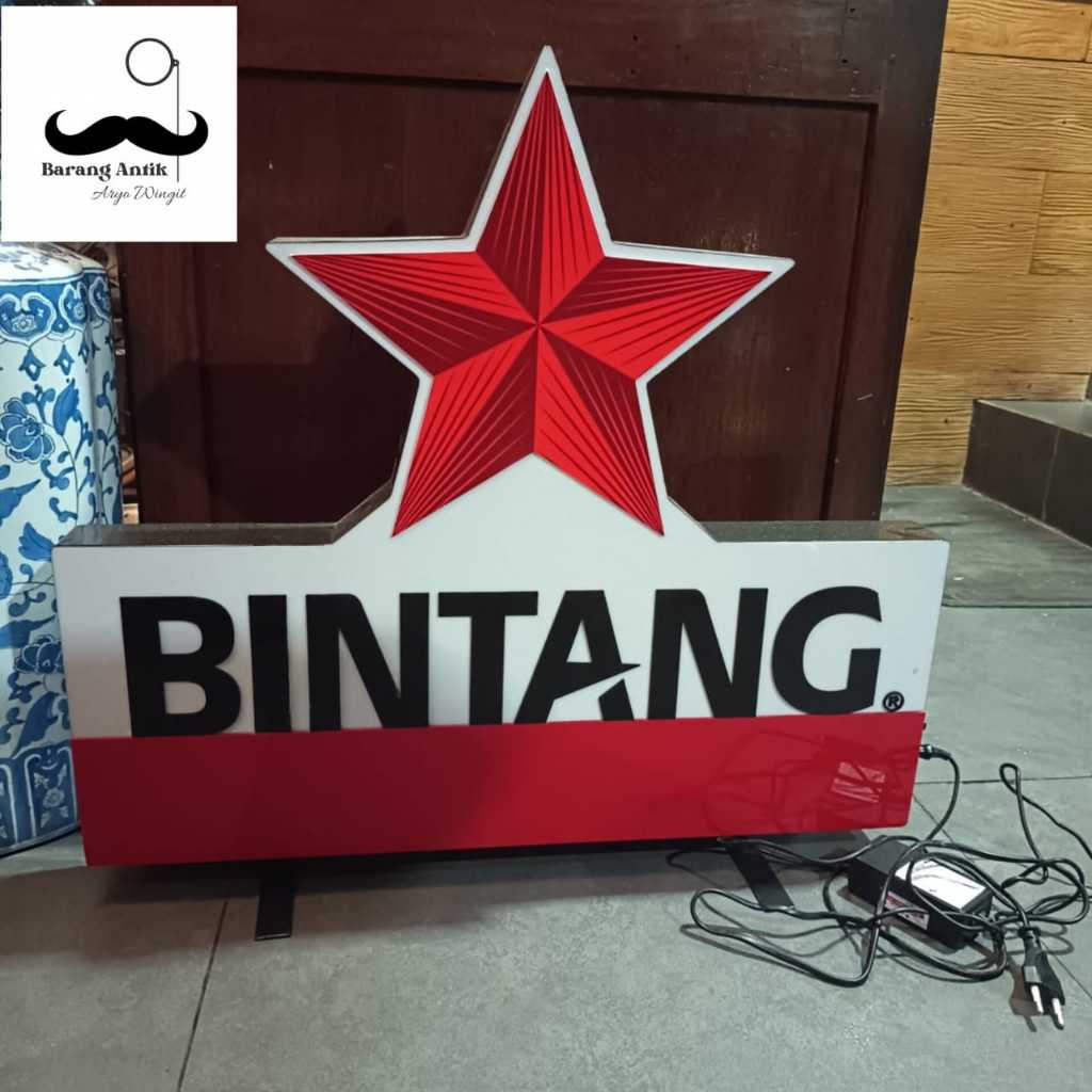 Papan Iklan Neon Box Bintang
