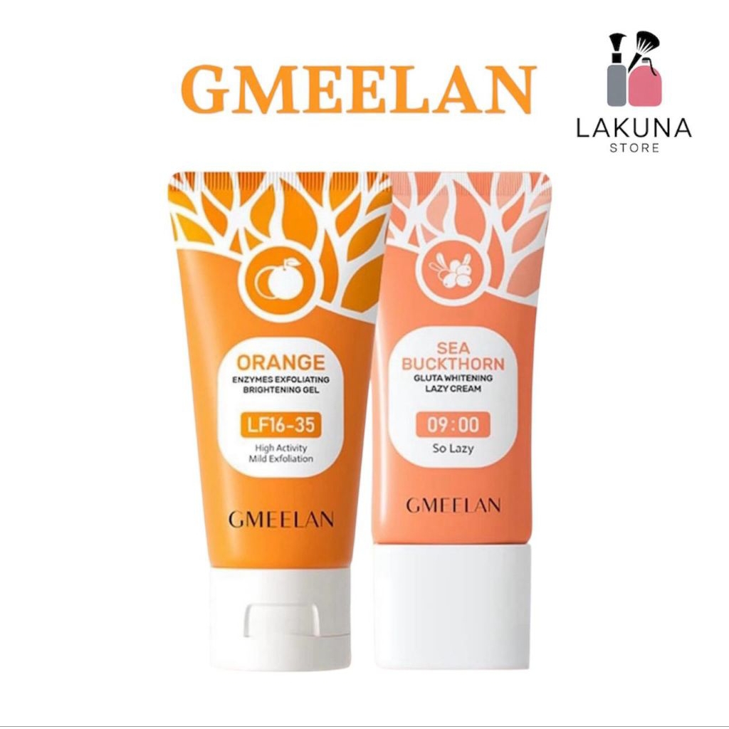 GMEELAN ORANGE EXFOLIATING GEL / GMEELAN SEA BUCKHTORN LAZY CREAM
