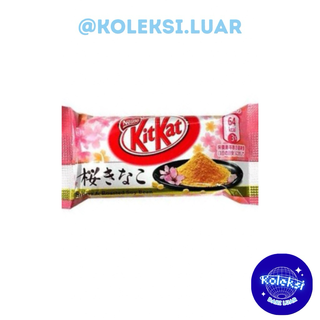 Per Pc KitKat Sakura & Roasted Soy Bean – Coklat Jepang Rasa Sakura Khas Musim Semi | Koleksi.Luar