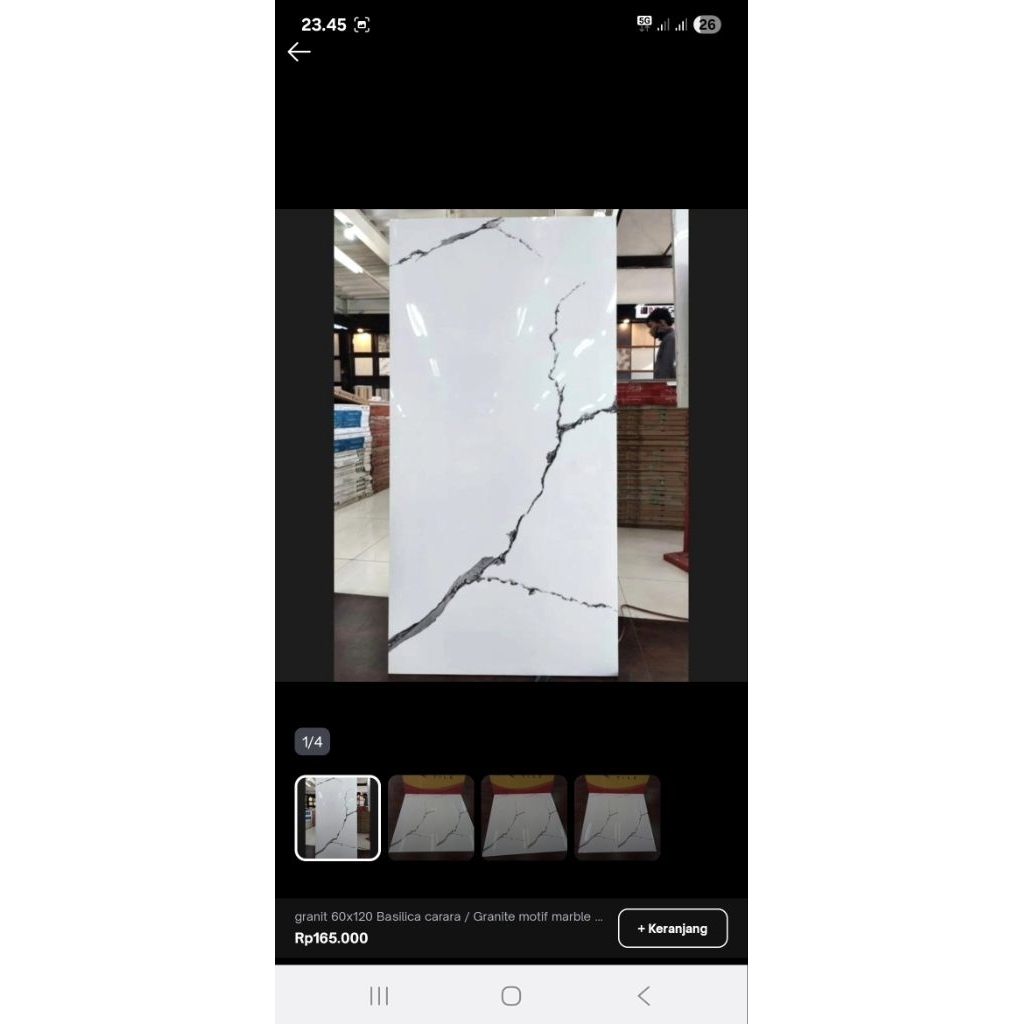 Granit Garuda 60x120 Basilica carara