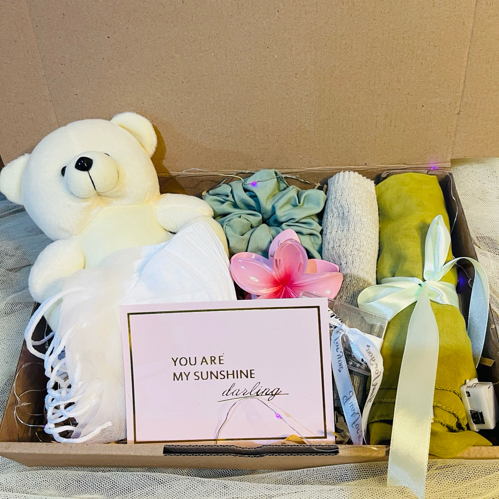 Hampers box hijab | Hampers Hijab | Hampers wanita | Hampers gift box hijab termurah