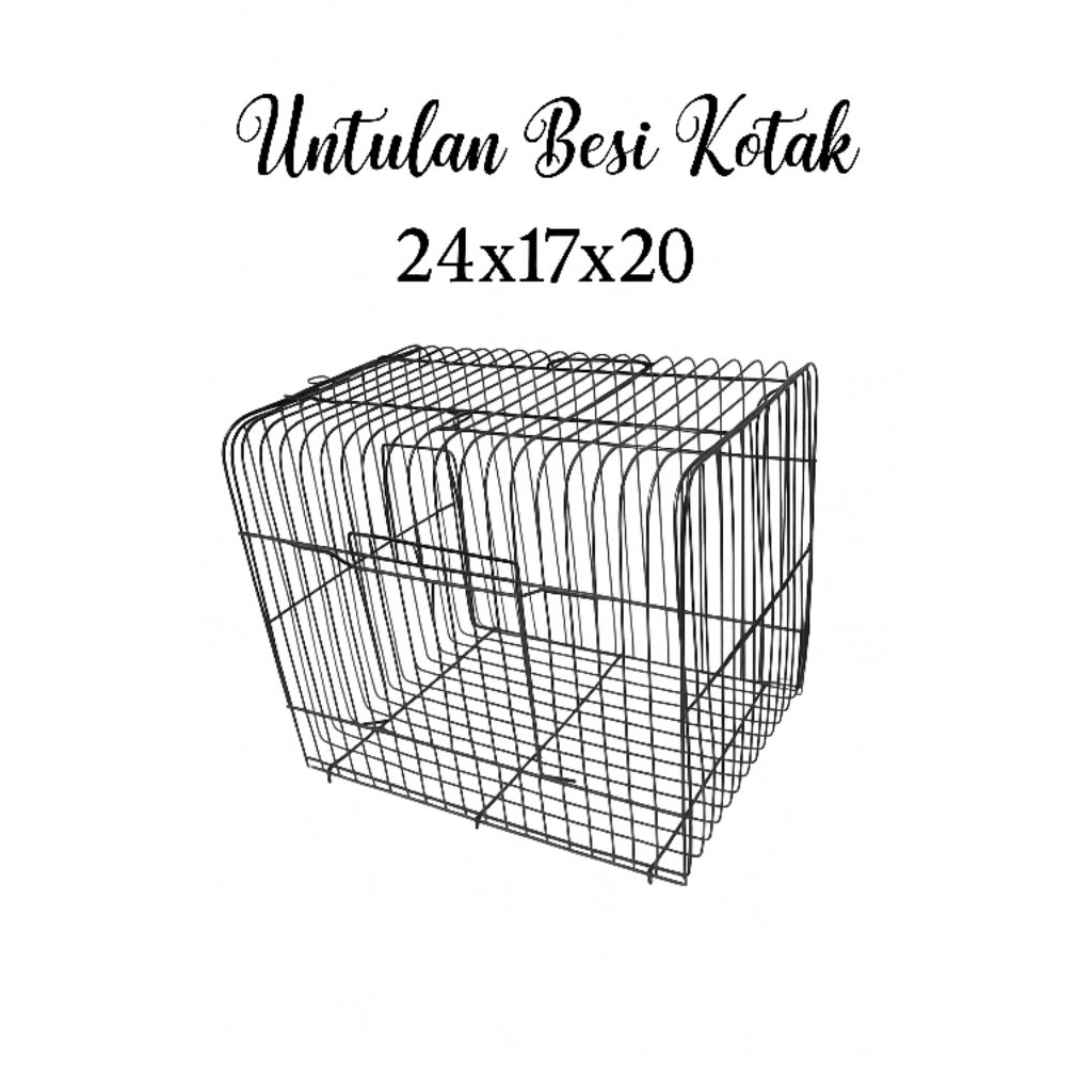 SANGKAR MINI KOTAK KANDANG UNTULAN BESI SANGKAR UNTULAN BESI UNTUK BURUNG,kELINCI,MARMUT DAN HEWAN K