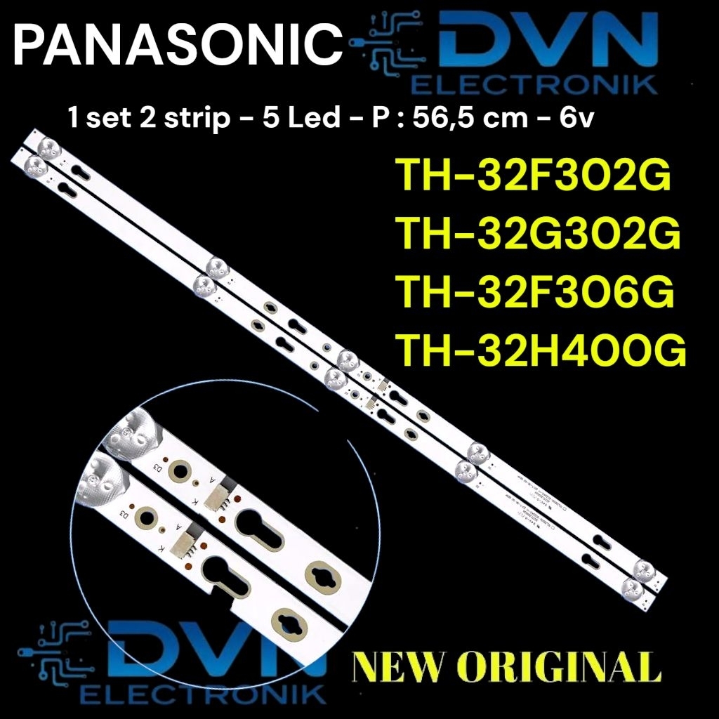 BACKLIGHT TV PANASONIC TH 32F302G TH 32G302G TH 32F306G TH 32H400G LAMPU LED BACKLIGHT TV PANASONIC 