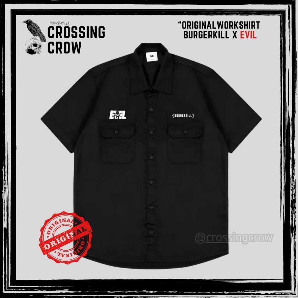Workshirt Burgerkill x Evil Original Skullgun