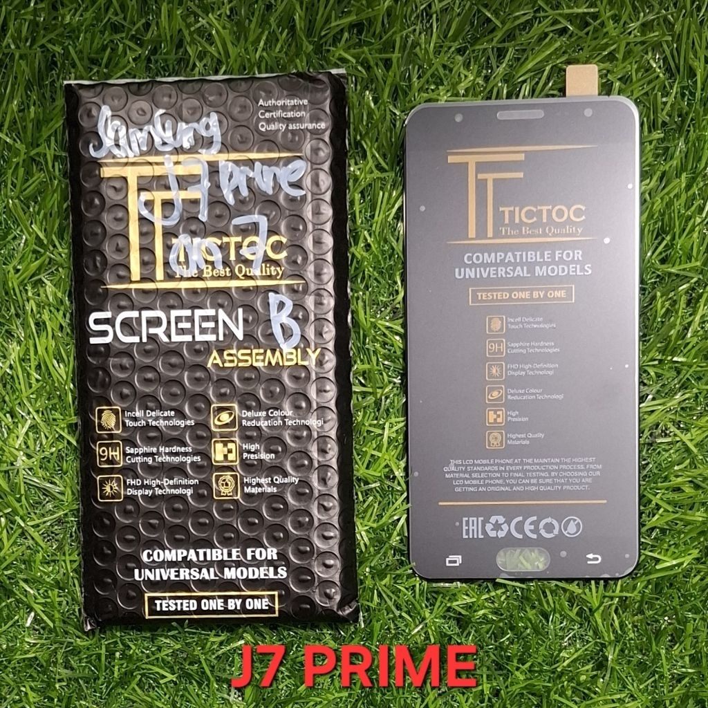 LCD SAMSUNG J7 PRIME/ G610F BLACK ORI TICTOC