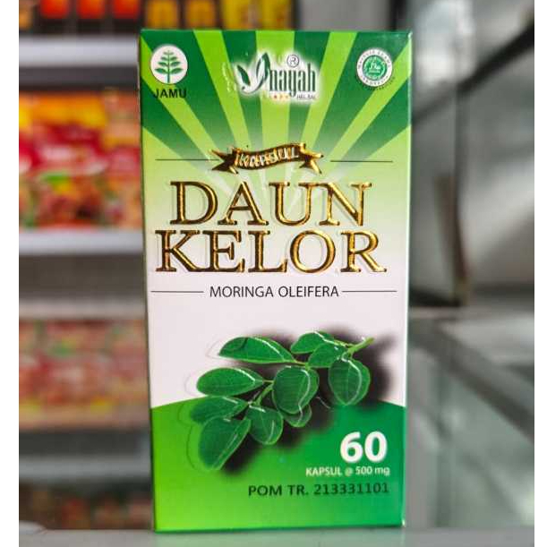 Kapsul daun kelor kaya manfaat isi 60 kapsul