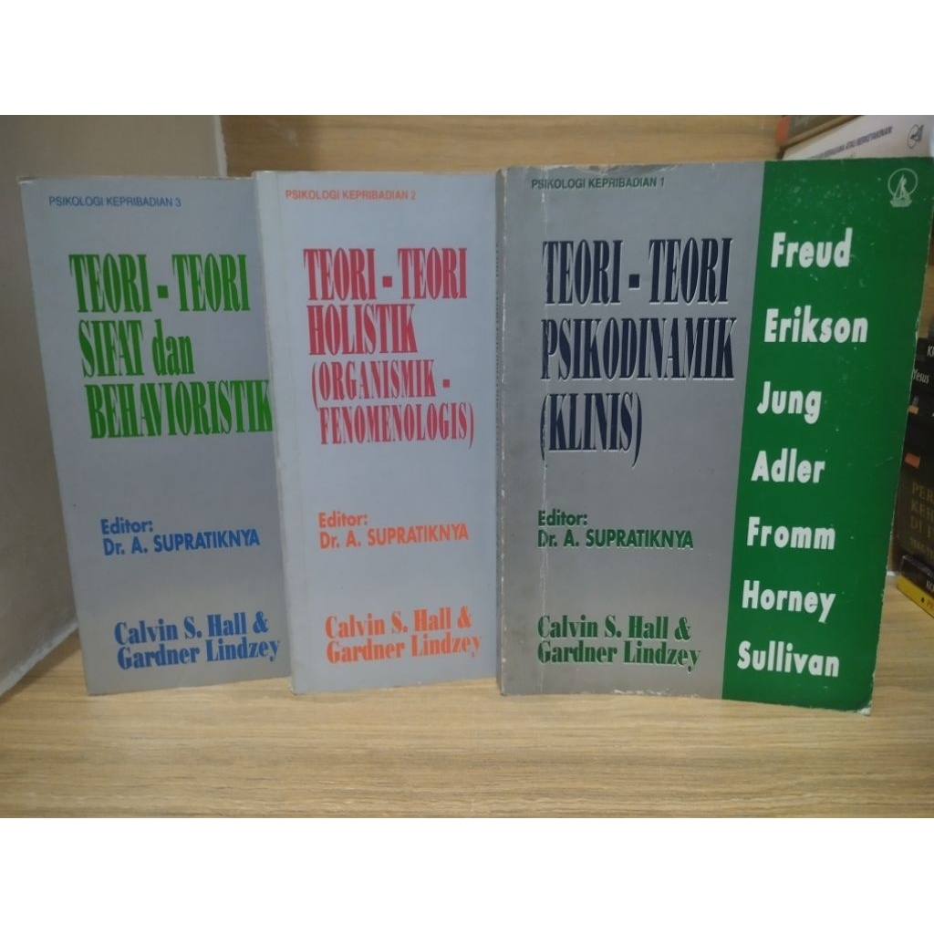 Buku Psikologi Kepribadian Calvin S hall 3 jilid