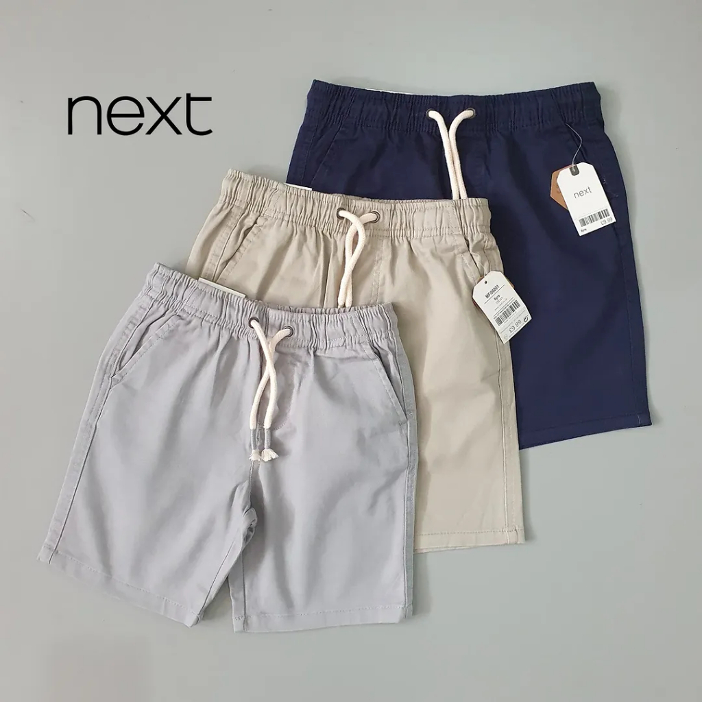 NEXT | Celana Pendek Katun Twill Anak Laki-Laki Usia 4 - 10 Tahun