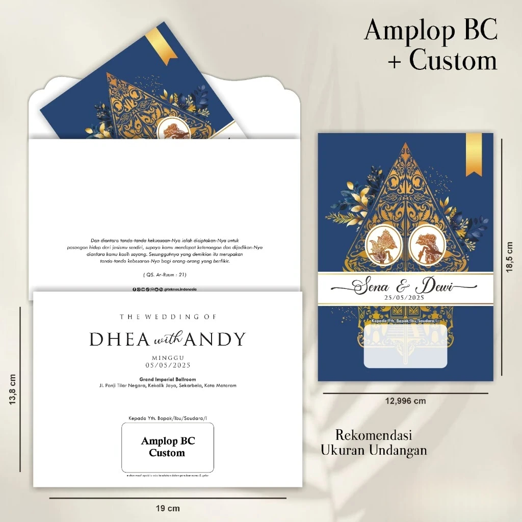 AMPLOP KRAFT / BC CUSTOM – AMPLOP AESTHETIC MURAH