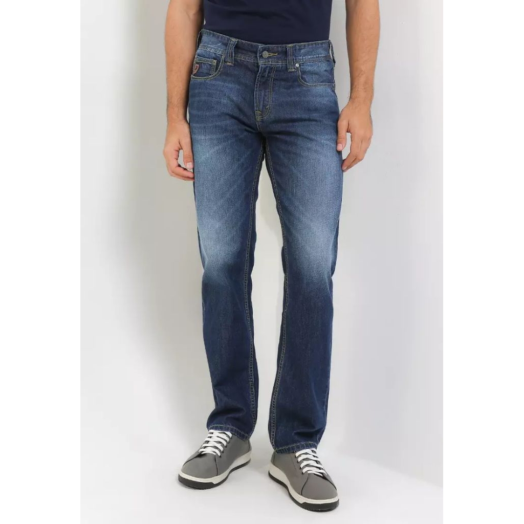 Fashion Straight Fit Denim Pants CFS117C CELANA LOIS ORIGINAL PRIA TERBARU