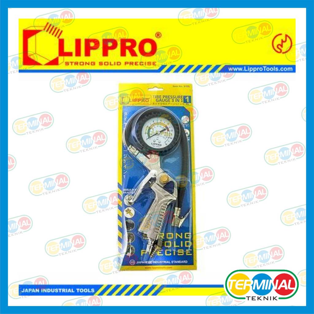 lippro tire pressure gauge 3 in 1 tire inflator
