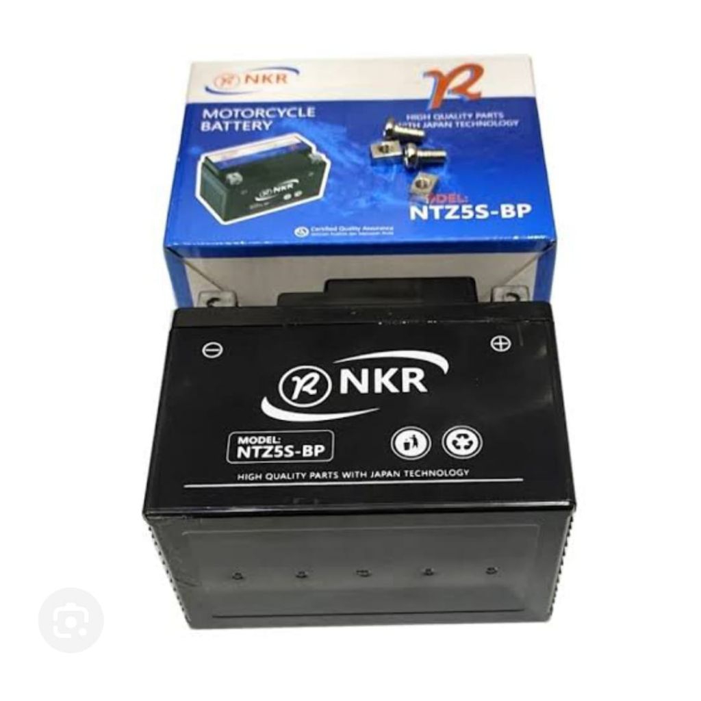 Aki NTR NTZ5S-BP NKR/Aki Kering NTZ5S-BP/Accu Beat-Karisma-Revo-Blade-Jupiter MX New