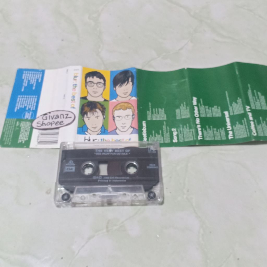 kaset pita BLUR The best of