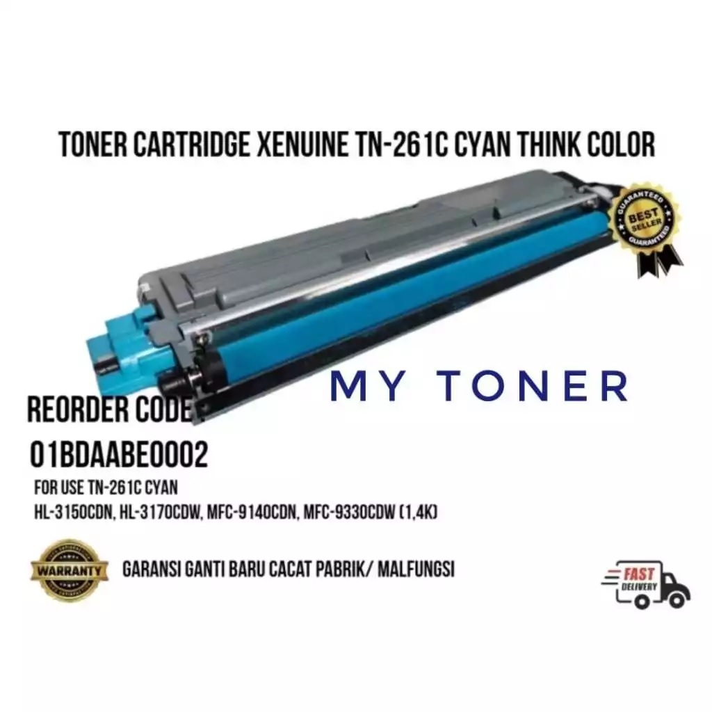 Toner Cartridge TN261 TN-261 TN 261 Printer Laserjet HL-3150 HL3150 HL3170 HL3150CDN HL3170CDW MFC91