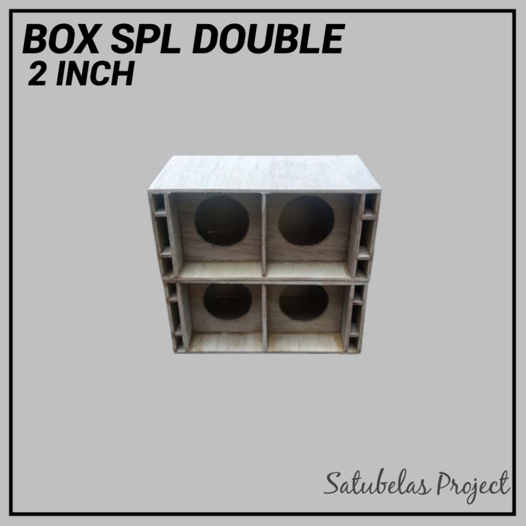 BOX SPEAKER SPL DOUBLE MINIATUR 2 INCH