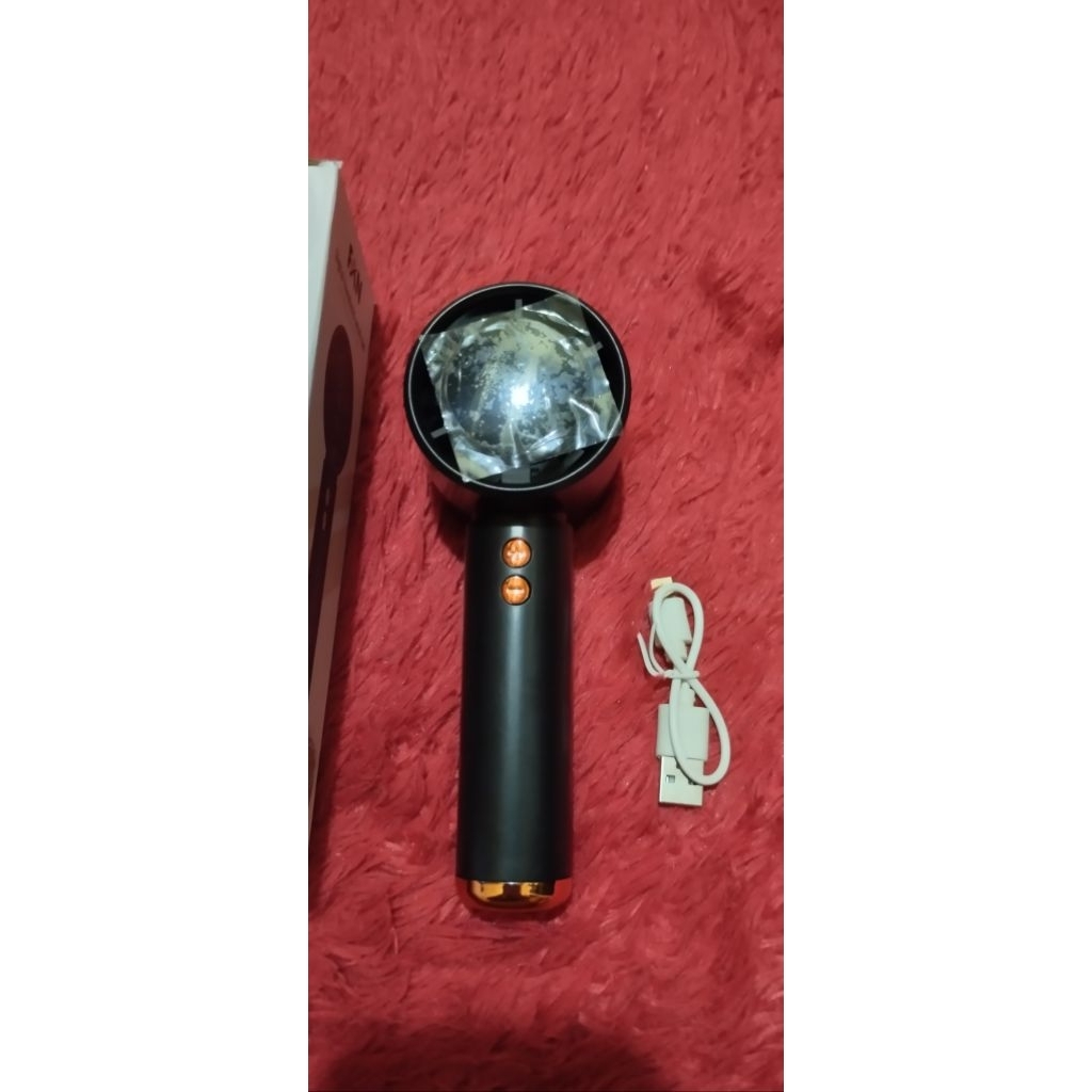 Fan kipas angin tangan portable, kipas angin digital