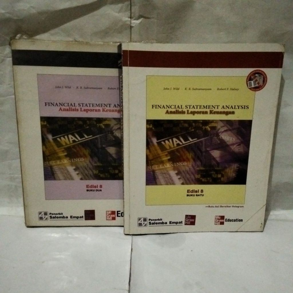 Financial statement ANALYSIS ; Analisis laporan keuangan edisi 8 buku 1&2 oleh John J. Wild