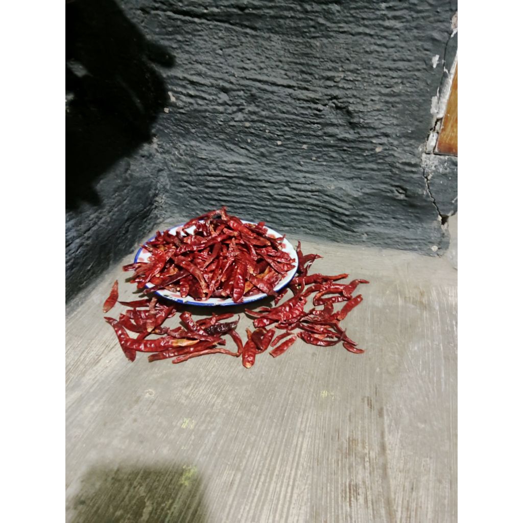 cabe cengek japlak teja merah kering grade a isi 100gr