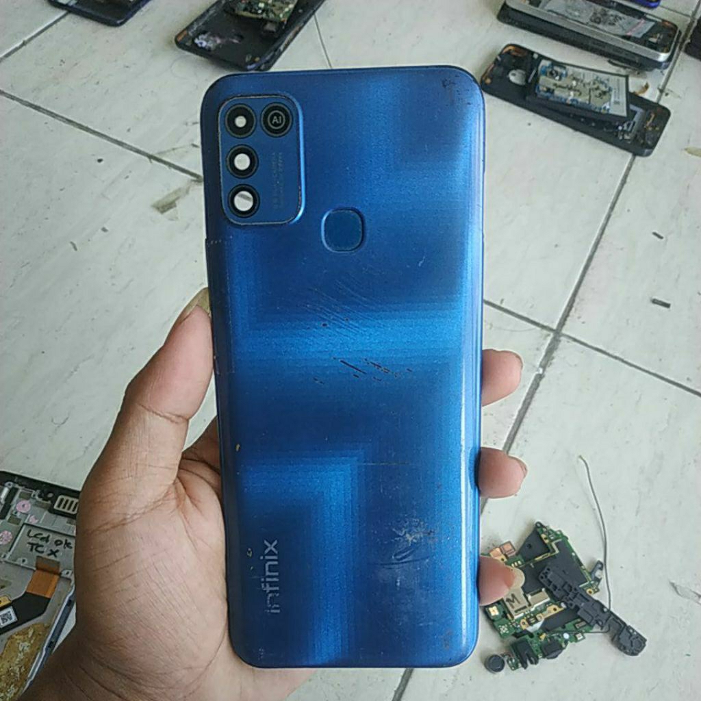 backdoor bekas Infinix hot 10 play cek deskripsi