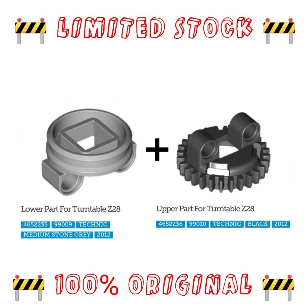 Lego Technic Original Part 99009 + 99010 Technic, Turntable Small