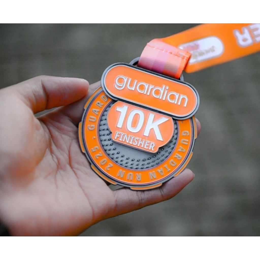MEDALI FINISHER GUARDIAN RUN 2025 - SPIN MEDAL MEDALI BERPUTAR
