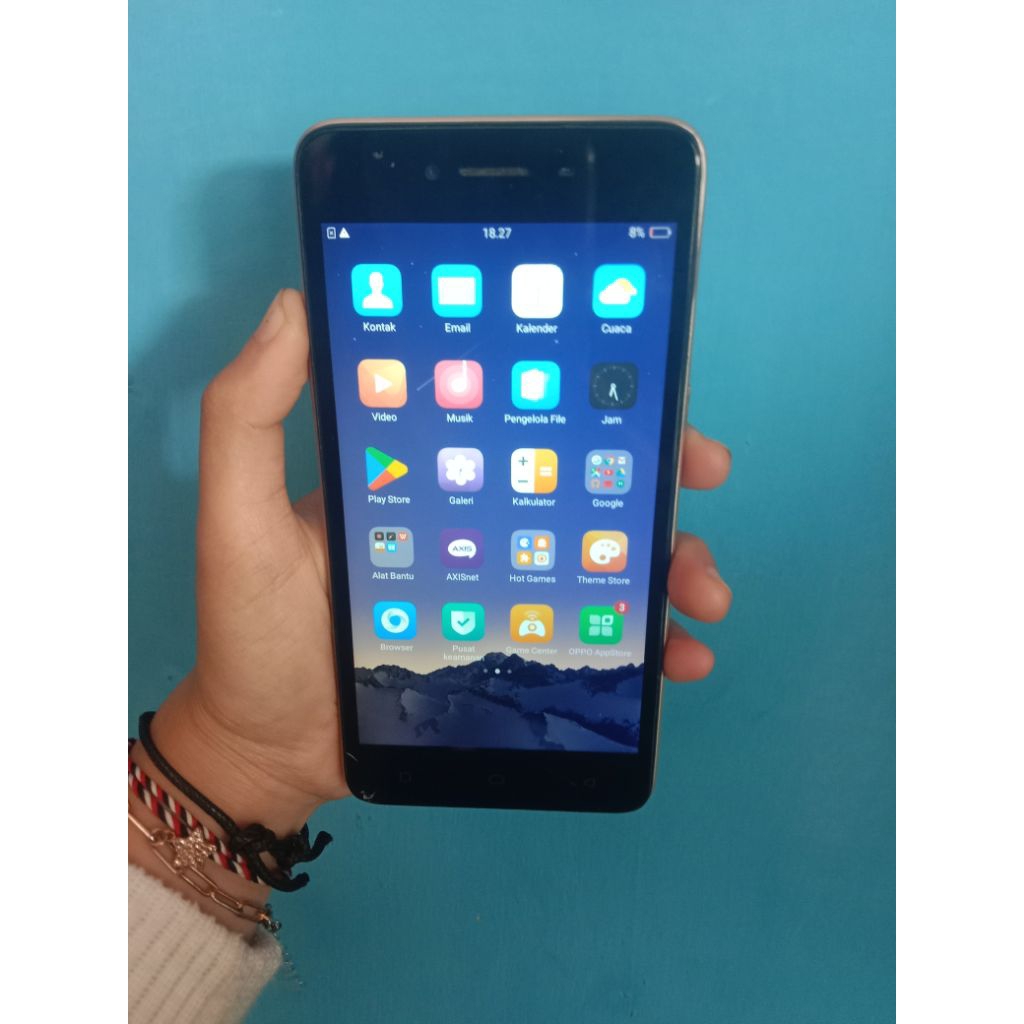 Oppo a37f minus retak bagian bawah