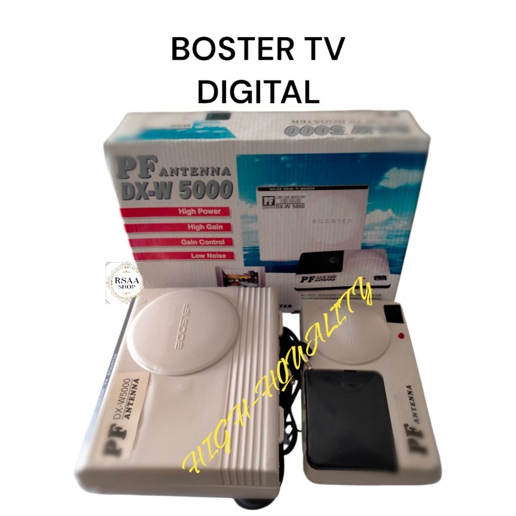 NEW Booster DX W5000 PF Antena Boster TV Digital Original PF DX-W5000