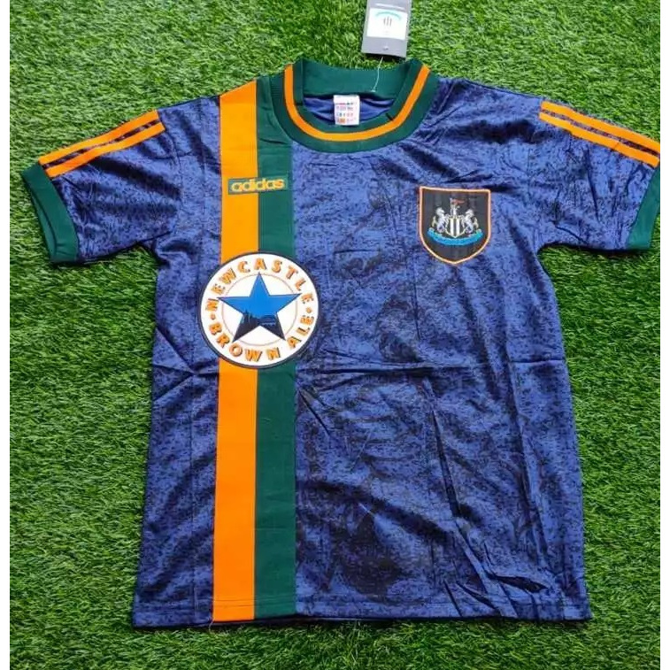 JERSEY BOLA RETRO NEWCASTLE AWAY KLASIK 1997/1998 HIGH QUALITY JUMBO XXL 2XL