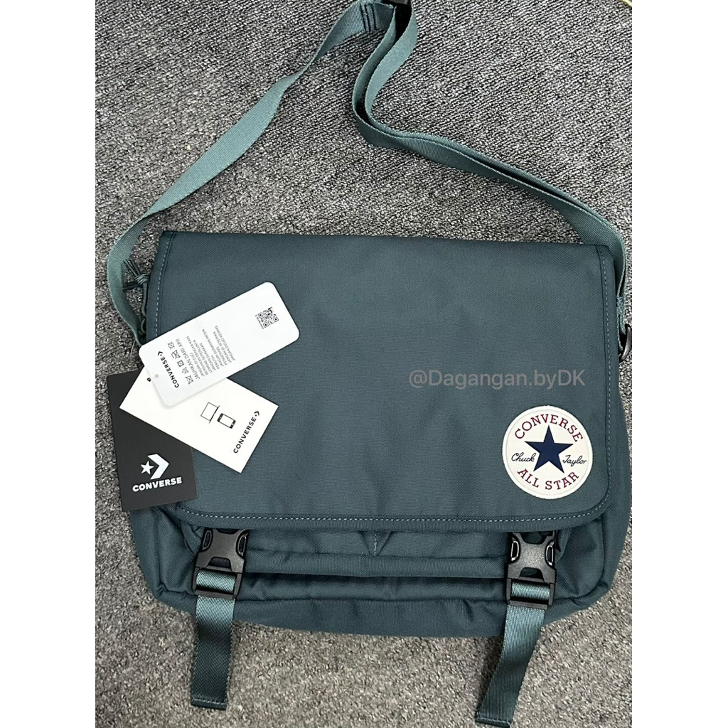 Tas Converse Sling Bag Original 100% Green (Limited)