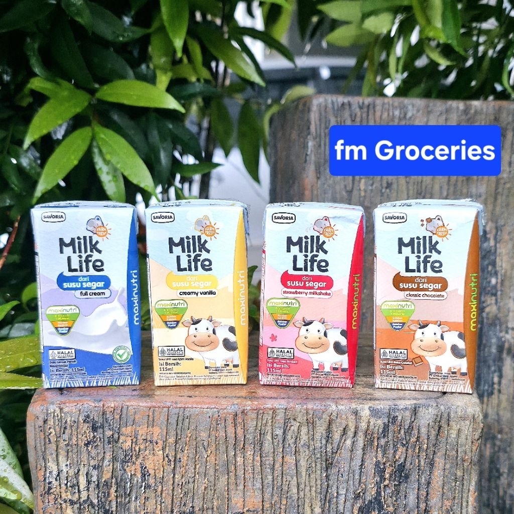 Milk Life susu uht 115ml 1 dus | milk life susu uht