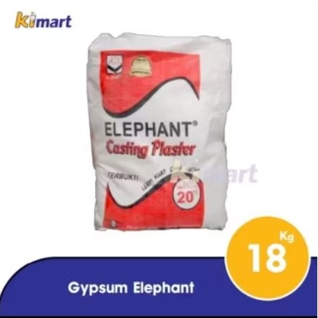 Gypsum Elephant Casting Plaster 18kg Kuat Dan Halus