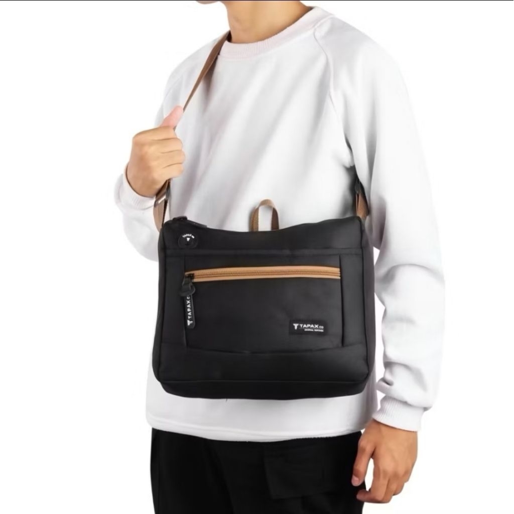 Tas Selempang Pria Sling Bag Besar Multifungsi Tas Bahu Waist bag Tapax.co Tapaxco Tapax