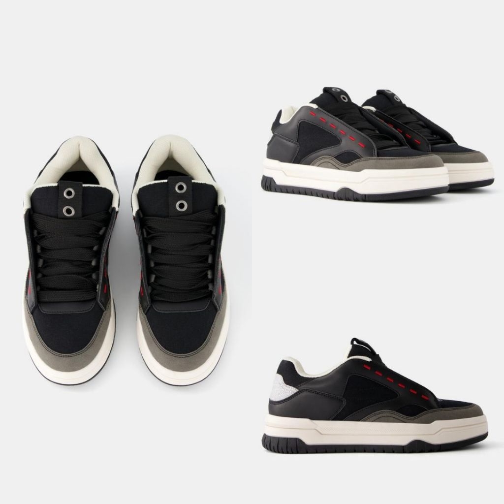 BERSHKA SEPATU SNEAKERS ORIGINAL ASLI BARU