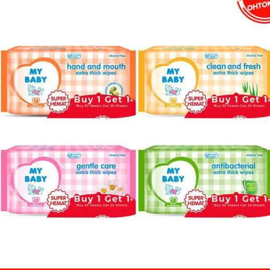 TISU BASAH BAYI / TISU BASAH MY BABY