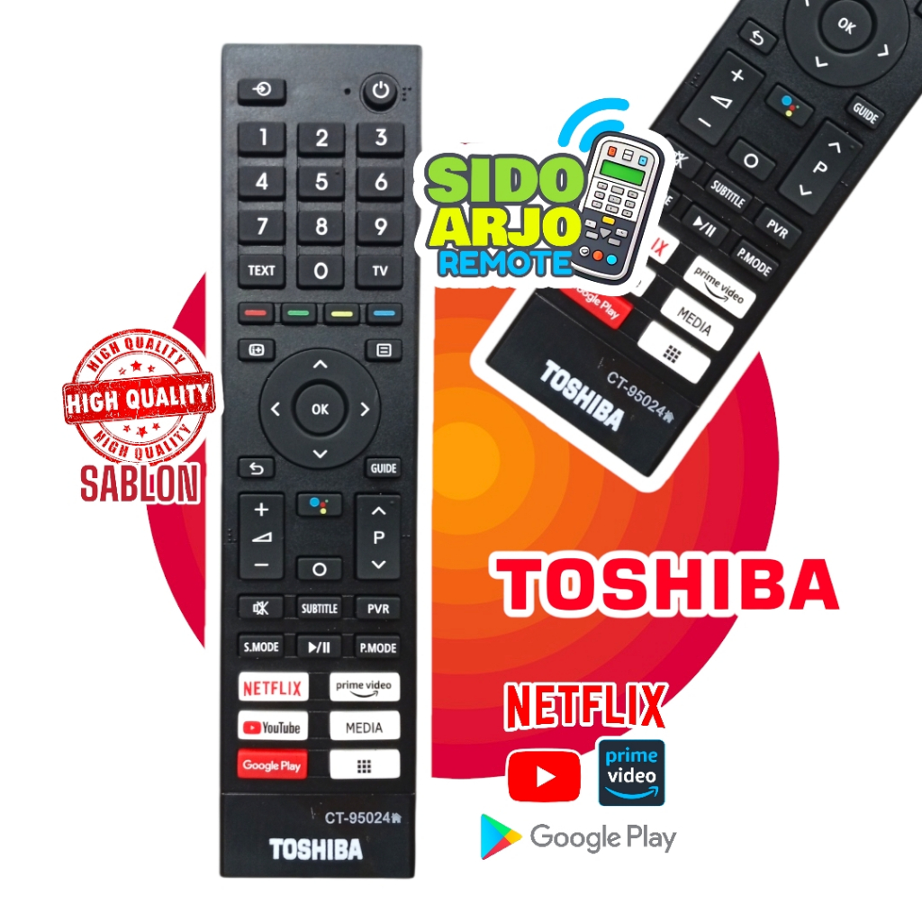 REMOTE TV TOSHIBA SMART ANDROID