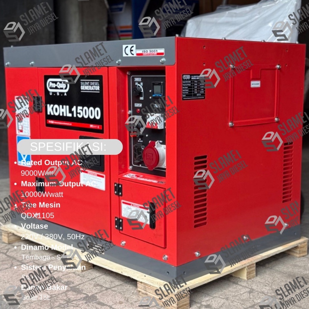 Genset Silent Pro-Quip USA KOHL15000 - 10000Watt